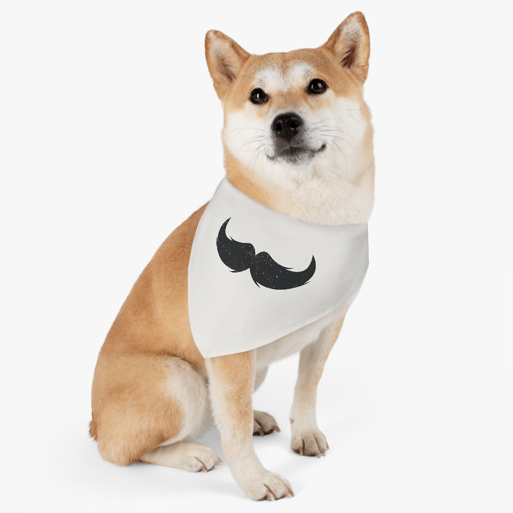 Moustachioed - Pet Bandana Collar