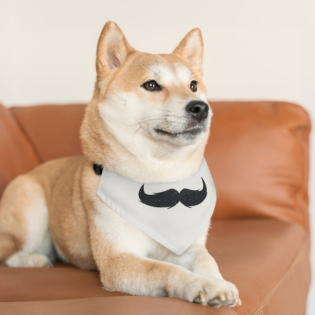 Moustachioed - Pet Bandana Collar