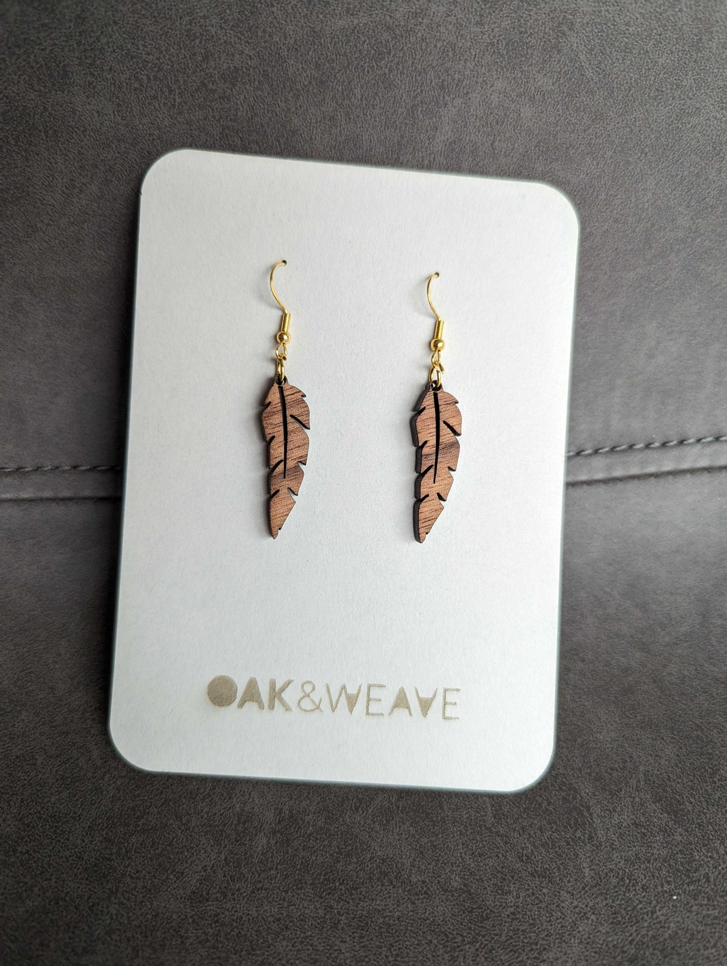 Birds of a Feather - Hand-made Wooden Earrings