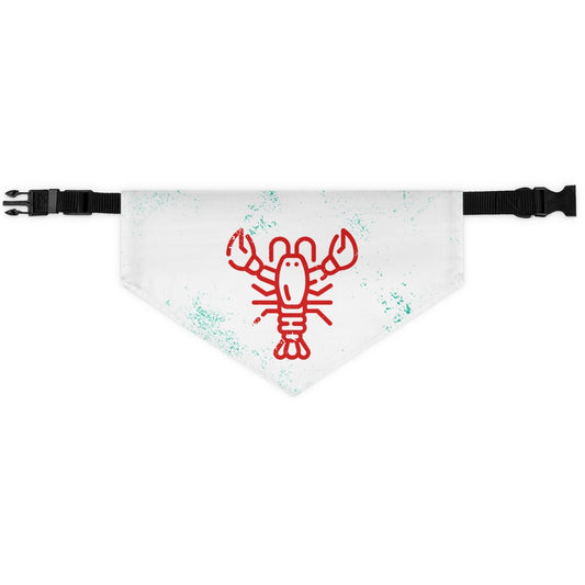 Lobster Bib // White - Pet Bandana Collar