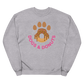 Dogs & Donuts // Chocolate - Unisex fleece sweatshirt