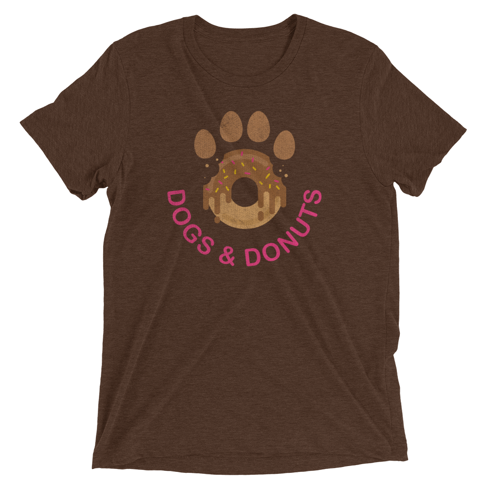Dogs & Donuts // Chocolate Edition - Short sleeve t-shirt