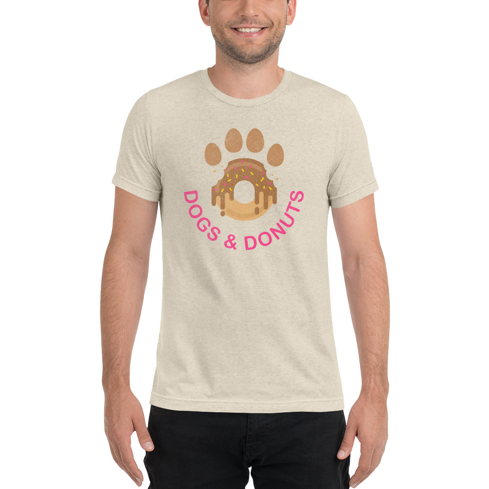 Dogs & Donuts // Chocolate Edition - Short sleeve t-shirt