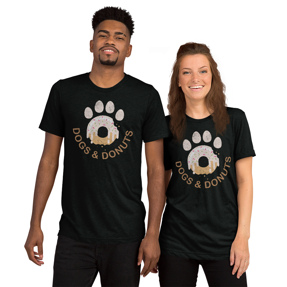 Dogs & Donuts - Short sleeve t-shirt
