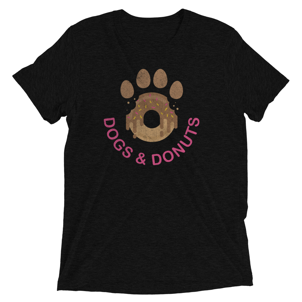 Dogs & Donuts // Chocolate Edition - Short sleeve t-shirt
