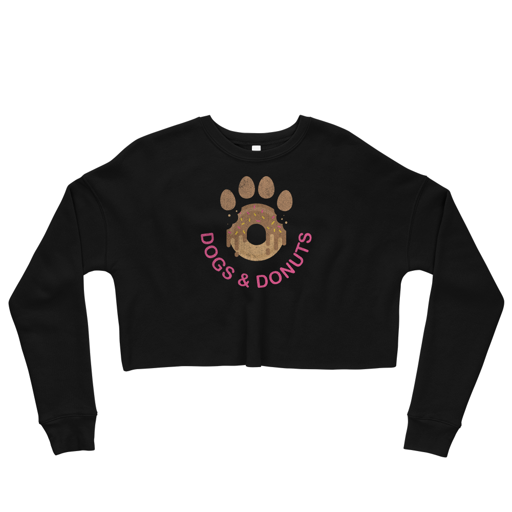 Dogs & Donuts // Chocolate Edition - Crop Sweatshirt
