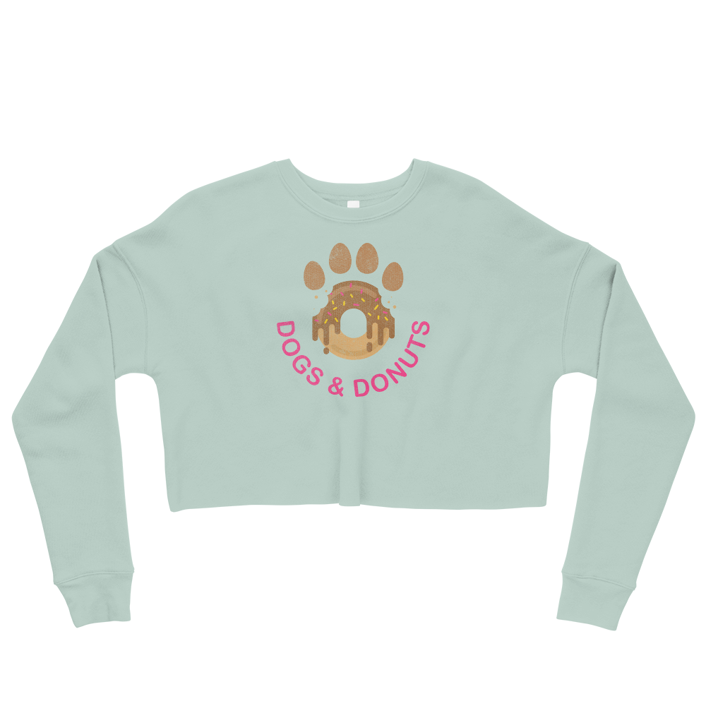 Dogs & Donuts // Chocolate Edition - Crop Sweatshirt