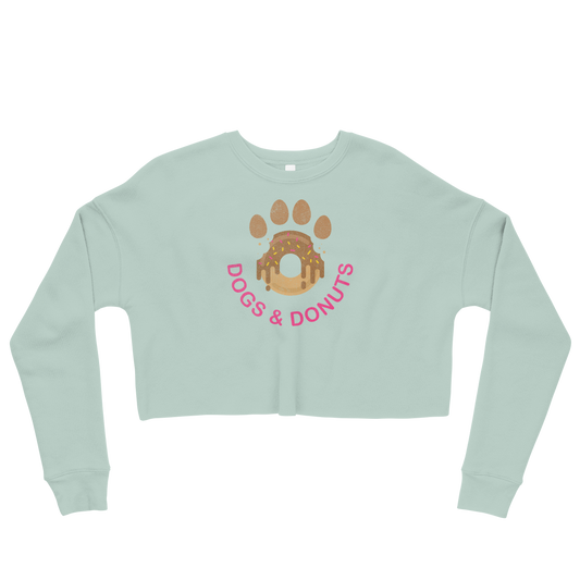 Dogs & Donuts // Chocolate Edition - Crop Sweatshirt
