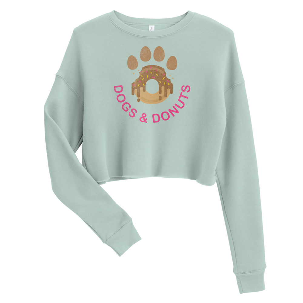 Dogs & Donuts // Chocolate Edition - Crop Sweatshirt