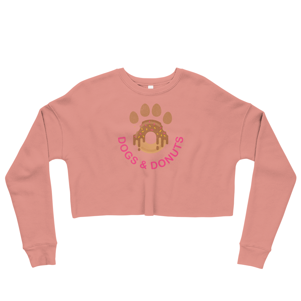 Dogs & Donuts // Chocolate Edition - Crop Sweatshirt
