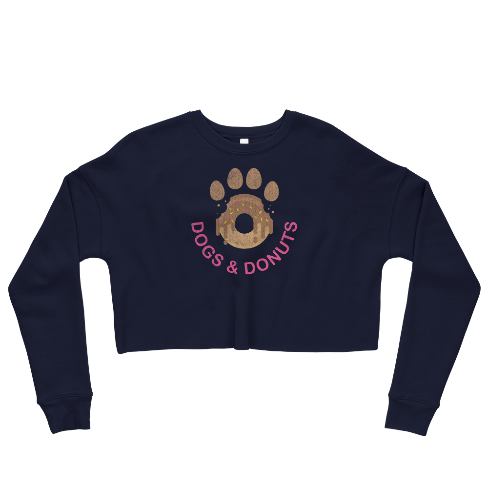 Dogs & Donuts // Chocolate Edition - Crop Sweatshirt